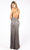 Primavera Couture 3291 - Sequined Crisscross Back Prom Gown Prom Dresses 10 / Navy