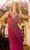 Primavera Couture - 3762 Fully-Beaded Plunging V-neck Prom Dress - 1 pc Fuchsia in Size 8 Available CCSALE 8 / Fuchsia
