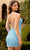 Primavera Couture 3835 - Scoop Beaded Cocktail Dress Cocktail Dresses 2 / Turquoise