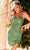 Primavera Couture 3899 - Strapless Cocktail Dress Cocktail Dresses 00 / Sage Green