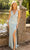 Primavera Couture 3941 - Beaded Prom Gown With Slit Prom Dresses 000 / Powder Blue