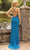 Primavera Couture 3941 - Beaded Prom Gown With Slit Prom Dresses