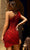 Primavera Couture 4004 - One Shoulder Sequin Cocktail Dress Cocktail Dresses 2 / Pink