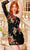 Primavera Couture 4014 - Floral Sequin Homecoming Dress Cocktail Dresses