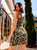 Primavera Couture 4020 - Floral Beaded Cocktail Dress Cocktail Dresses 8 / Black