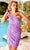 Primavera Couture 4021 - Asymmetrical Sheath Short Dress Cocktail Dresses 00 / Orchid