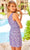 Primavera Couture 4021 - Asymmetrical Sheath Short Dress Cocktail Dresses