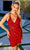 Primavera Couture 4022 - Fitted Sheath Cocktail Dress Cocktail Dresses 00 / Red