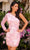 Primavera Couture 4024 - Scroll Motif Homecoming Dress Cocktail Dresses 00 / Pink