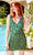 Primavera Couture 4031 - Tassels Sheath Cocktail Dress Cocktail Dresses 00 / Sage Green
