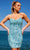 Primavera Couture 4040 - Floral Motif Homecoming Dress Cocktail Dresses