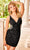 Primavera Couture 4052 - Sequin Fitted Cocktail Dress Cocktail Dresses 00 / Black