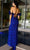 Primavera Couture 4105 - Sequin Motif Prom Dress with Slit Special Occasion Dress