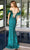 Primavera Couture 4105 - Sequin Motif Prom Dress with Slit Special Occasion Dress