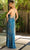 Primavera Couture 4111 - Fringed Slit Prom Dress Special Occasion Dress