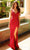 Primavera Couture 4113 - Spaghetti Strap Beaded Prom Dress Special Occasion Dress 000 / Red