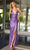 Primavera Couture 4121 - Sequin V-Neck Prom Dress Special Occasion Dress