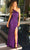 Primavera Couture 4133 - One Shoulder Sequin Prom Dress Special Occasion Dress 000 / Purple