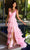 Primavera Couture 4142 - Ruffle Trimmed Prom Dress Special Occasion Dress 000 / Pink