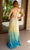 Primavera Couture 4146 - Beaded Scoop Ombre Prom Gown Prom Dresses