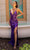 Primavera Couture 4151 - Cut Glass Prom Dress Special Occasion Dress 000 / Purple