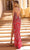 Primavera Couture 4154 - V-Neck Sequin Prom Gown with Slit Prom Dresses