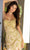 Primavera Couture 4161 - Fitted Sequin Prom Dress with Slit Prom Dresses