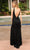 Primavera Couture 4165 - V-Neck Fringed Skirt Prom Gown Prom Dresses