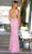 Primavera Couture 4175 - Sequined High Slit Prom Dress Prom Dresses