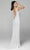 Primavera Couture - Beaded V-Neck Backless Prom Gown 3727 - 1 pc Ivory In Size 4 Available CCSALE 4 / Ivory