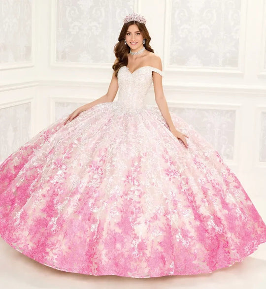 Princesa by Ariana Vara PR12275 - Glitter Tulle with Bolero Ballgown