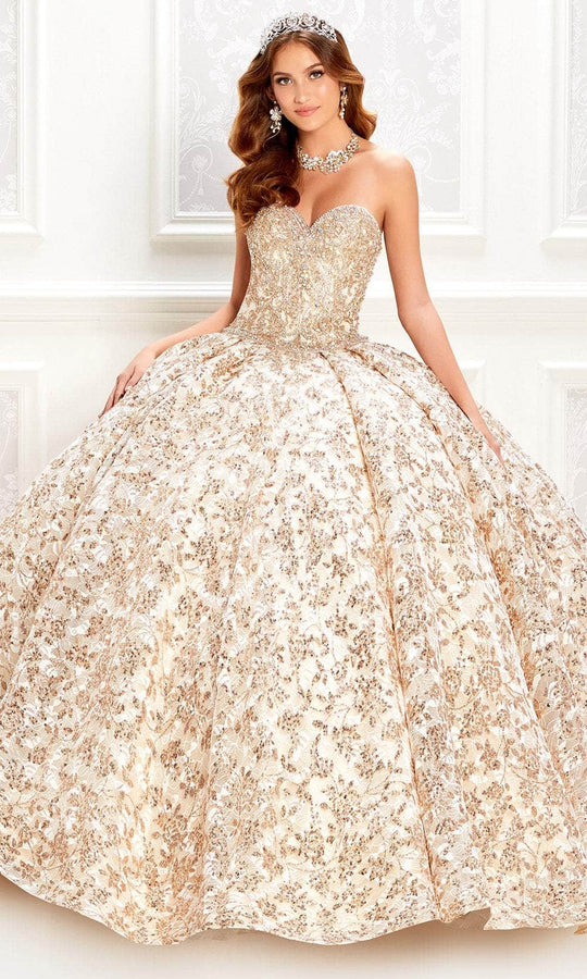 Princesa by Ariana Vara PR22022 - Sweetheart with Jacket Ball Gown