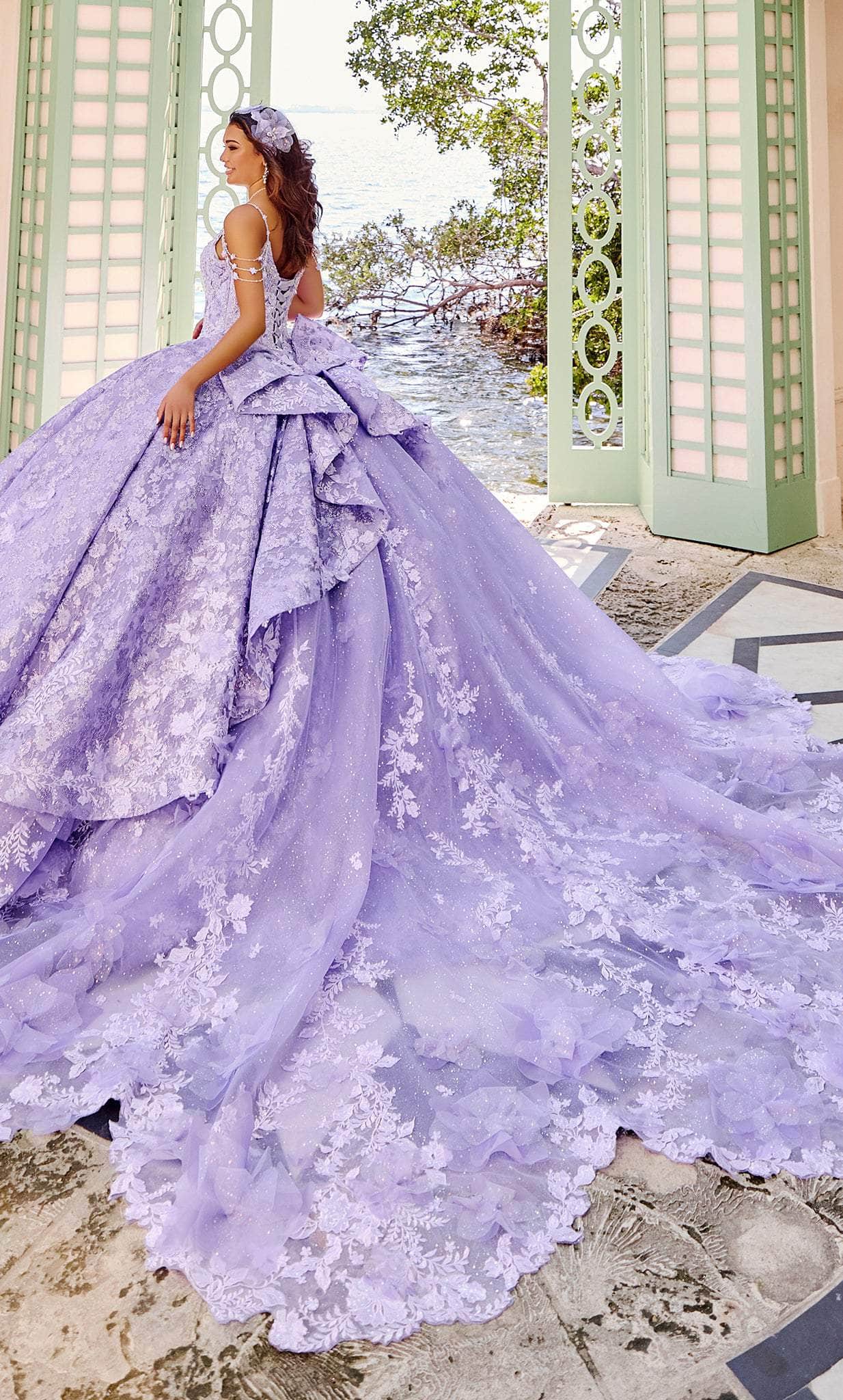 Fairy Purple Tulle Party Banquet Evening Dress Formal Maxi Gown – FloraShe