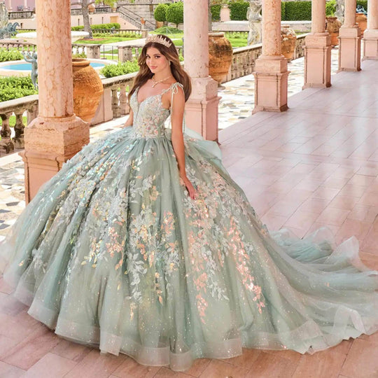 Princesa by Ariana Vara PR30157 - Floral Sleeveless Prom Gown