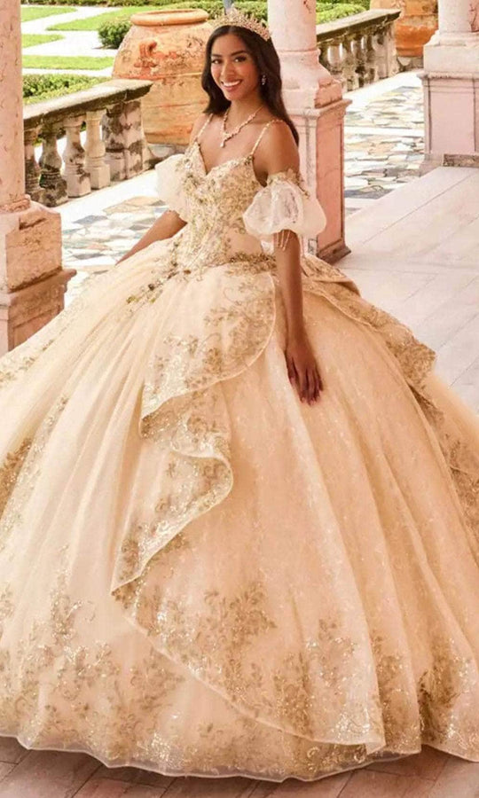 Princesa by Ariana Vara PR30161 - Short Sleeves Prom Gown