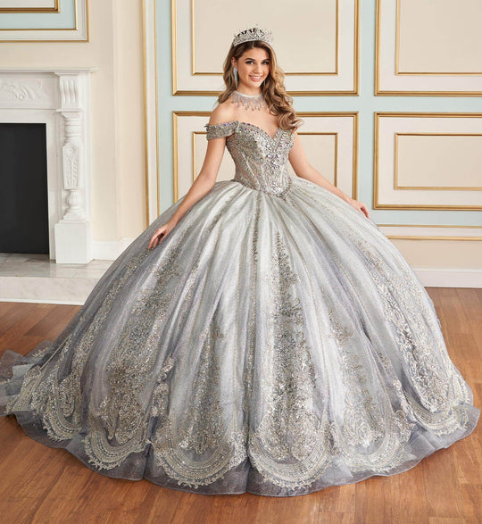 Princesa by Ariana Vara PR30173 - Sweetheart with Capelet Ball Gown
