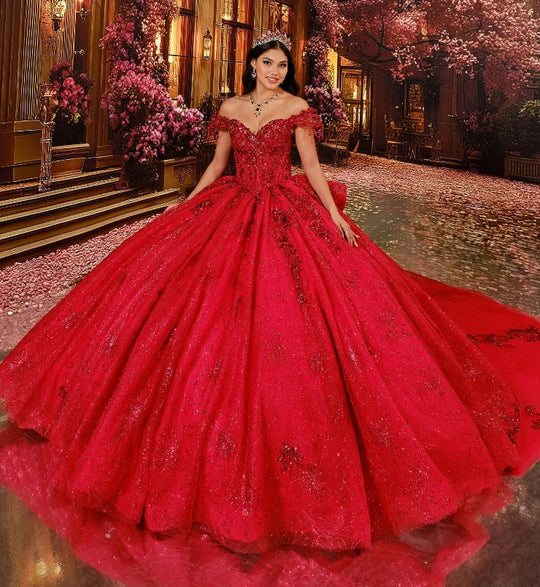 Princesa by Ariana Vara PR30191 - Embellished Off-Shoulder Ball Gown