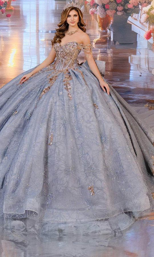 Princesa by Ariana Vara PR30191 - Embellished Off-Shoulder Ball Gown