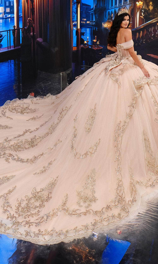 Princesa by Ariana Vara PR30193 - Off-Shoulder Ball Gown with Ruffles