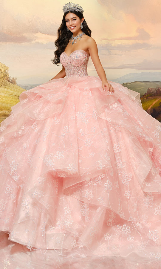 Princesa by Ariana Vara PR30212 - Strapless Ballgown with Lace Up Back