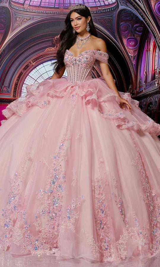 Princesa PR30221 - Bead Embellished Sweetheart Ballgown with Pockets