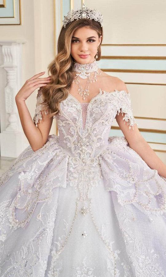 Princesa by Ariana Vara PR70101 - Embellished Sweetheart Neck Ballgown