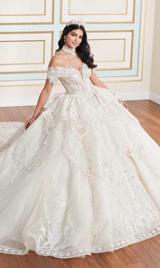 Princesa by Ariana Vara PR70101 - Embellished Sweetheart Neck Ballgown