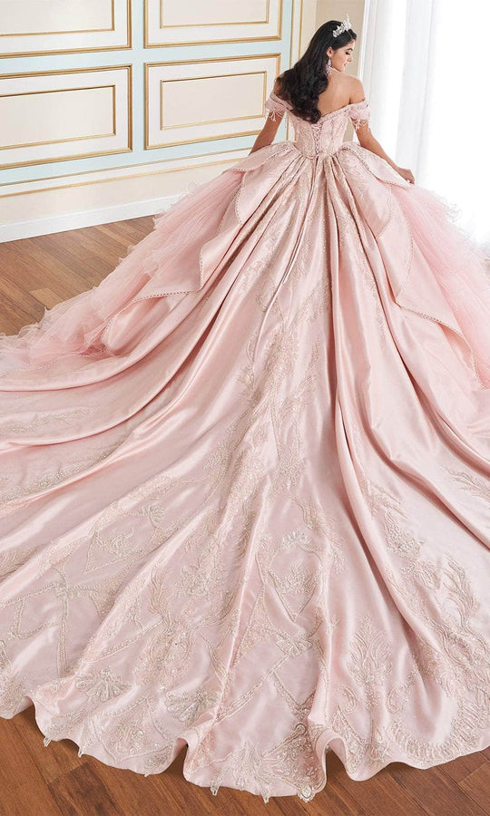 Princesa by Ariana Vara PR70102 - Embellished Off-Shoulder Ball Gown