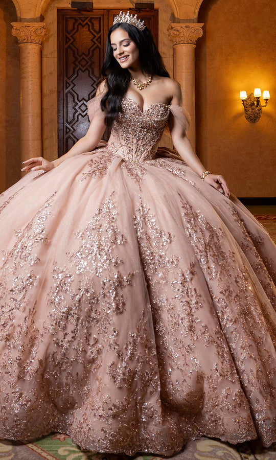 Vizcaya by Mori Lee 4080013 - Basque Waist Embellished Tulle Ballgown