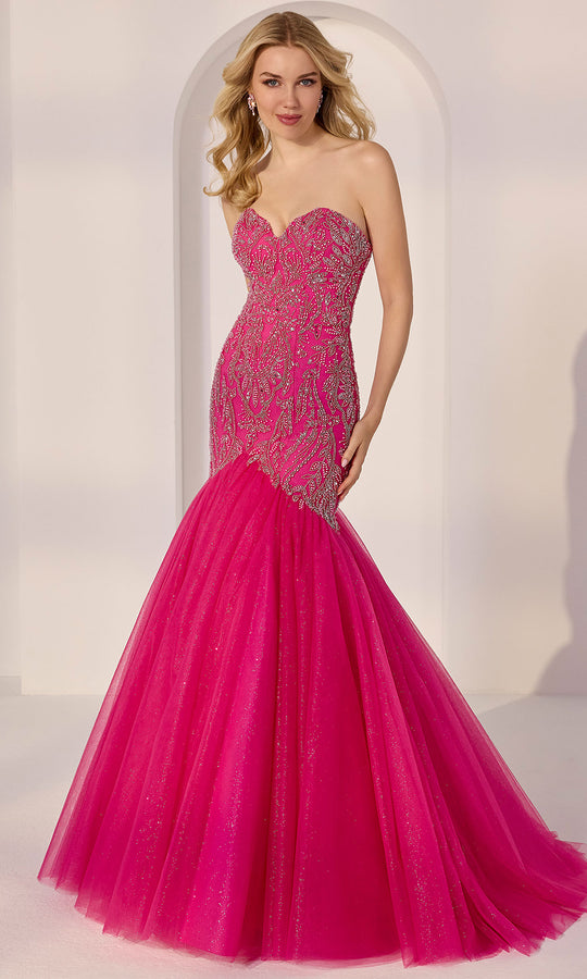 Mori Lee 49203 - Beaded Ornate Mermaid Prom Gown
