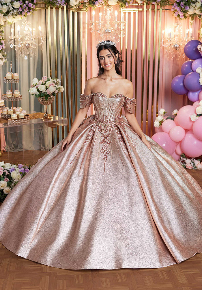 metallic brocade dress Vizcaya by Mori Lee 89519 - Long Ballgown 16 Best 4th of Size (Waist x Inseam):28x34 Style_Floral plus size and custom