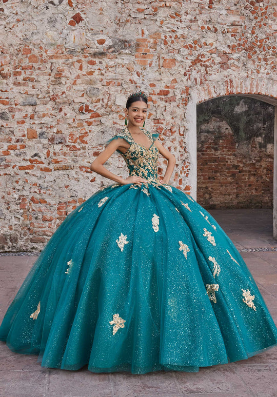 Vizcaya by Mori Lee 89533 - Sweetheart Regal Glitter Ballgown