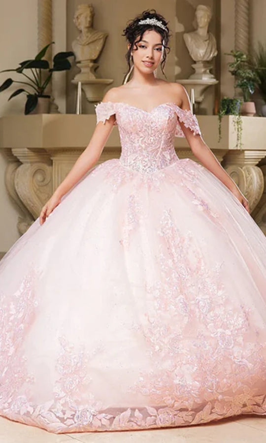 May Queen LK279 - Sequin Embroidered Sweetheart Ballgown