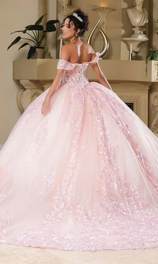 May Queen LK279 - Sequin Embroidered Sweetheart Ballgown